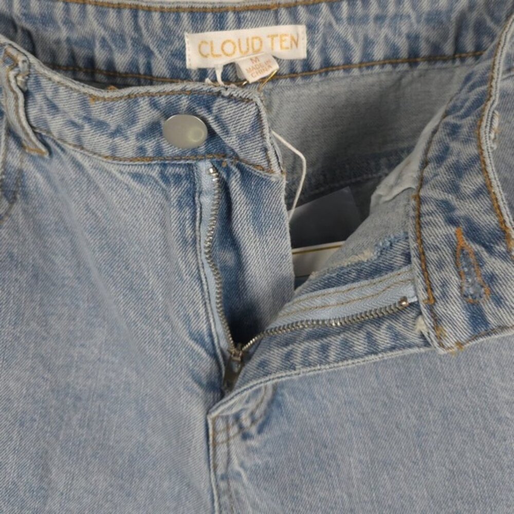 NWT CLOUD TEN Hi Rise Distressed Ripped at Knees Jeans Style CP2398 Size M - Picture 10 of 14